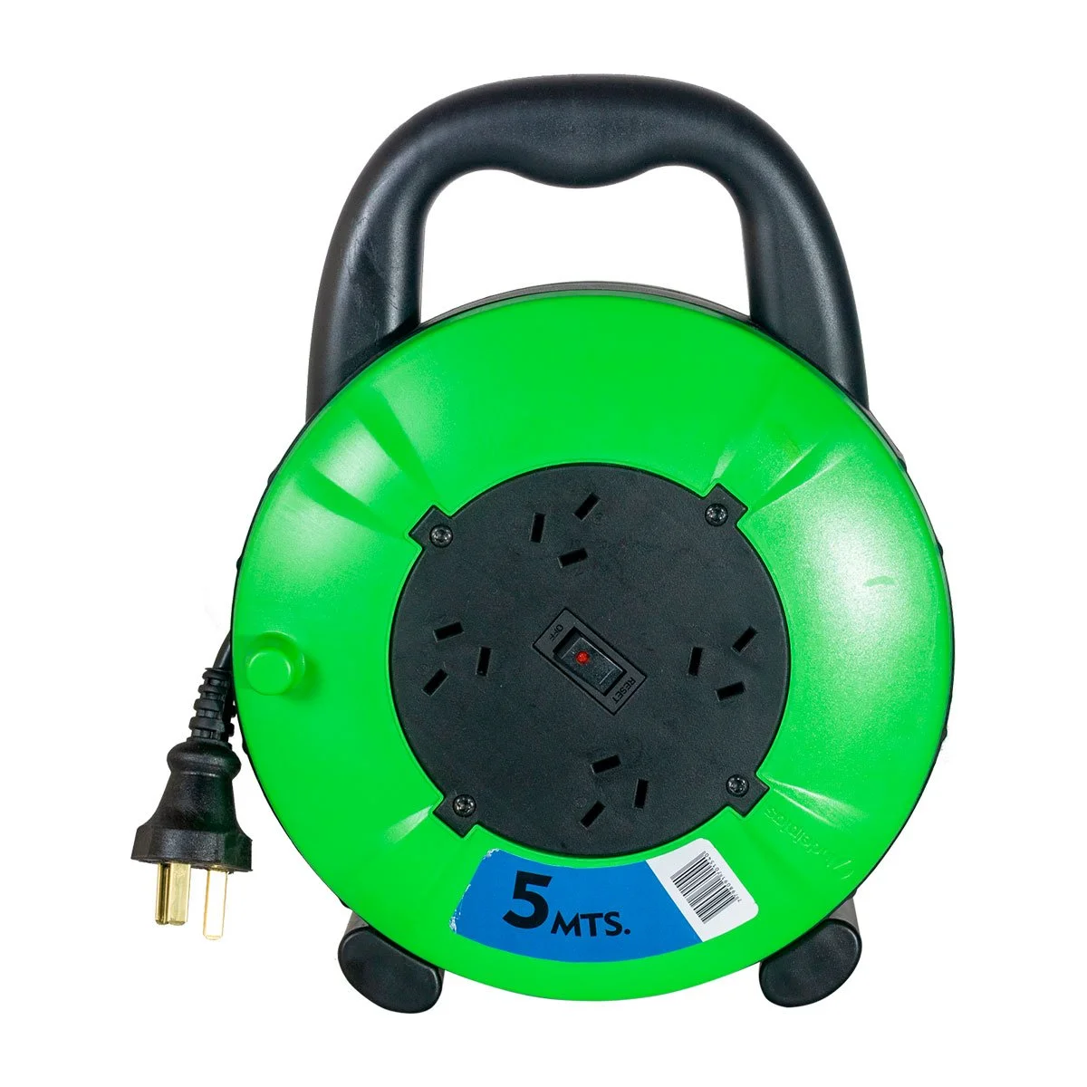 Prolongador múltiple enrollable 5 m INDELPLAS IP 5