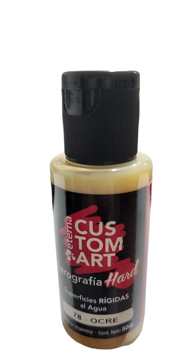 OCRE Pintura Aerografia Eterna Hard Superficies Rigidas 50ml X 15 COD 78