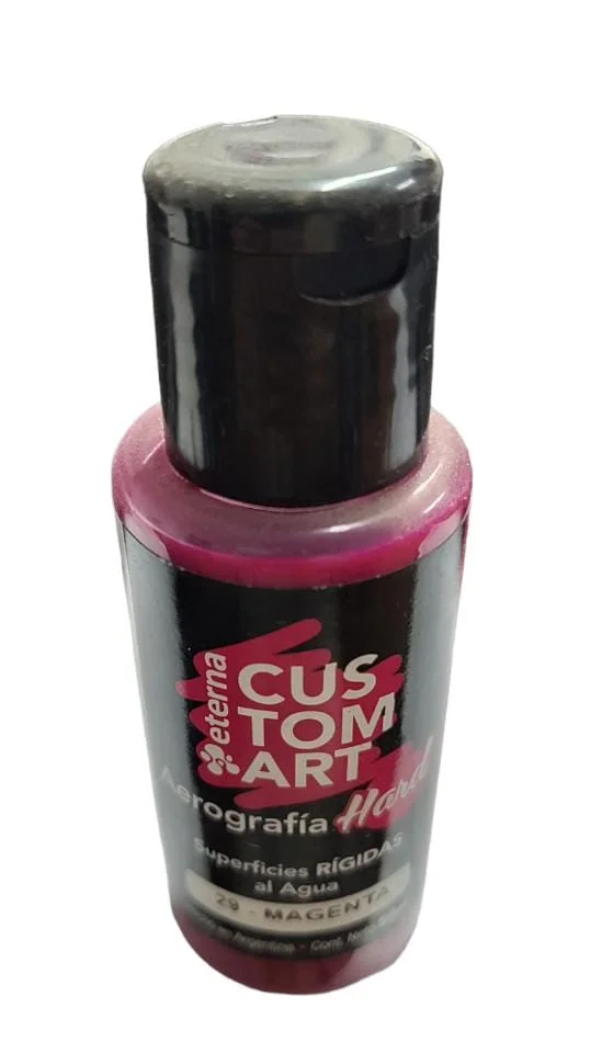 MAGENTA Pintura Aerografia Eterna Hard Superficies Rigidas 50ml X 15 COD 29