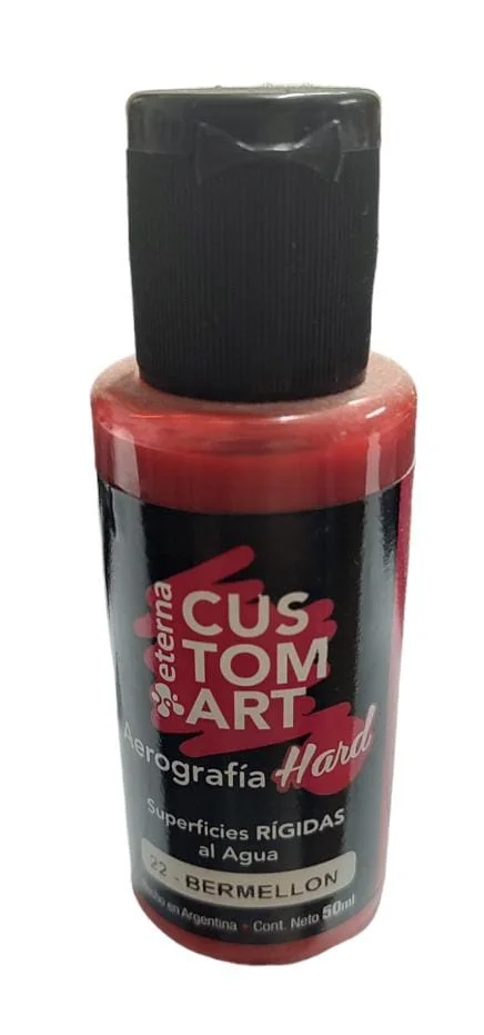 BERMELLON Pintura Aerografia Eterna Hard Superficies Rigidas 50ml X 15 COD 22