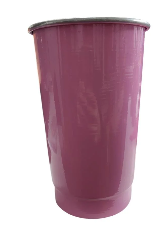 VASO ALUMINIO LASERABLE FERNETERO ROSA LISOS 1LITRO COD 2000