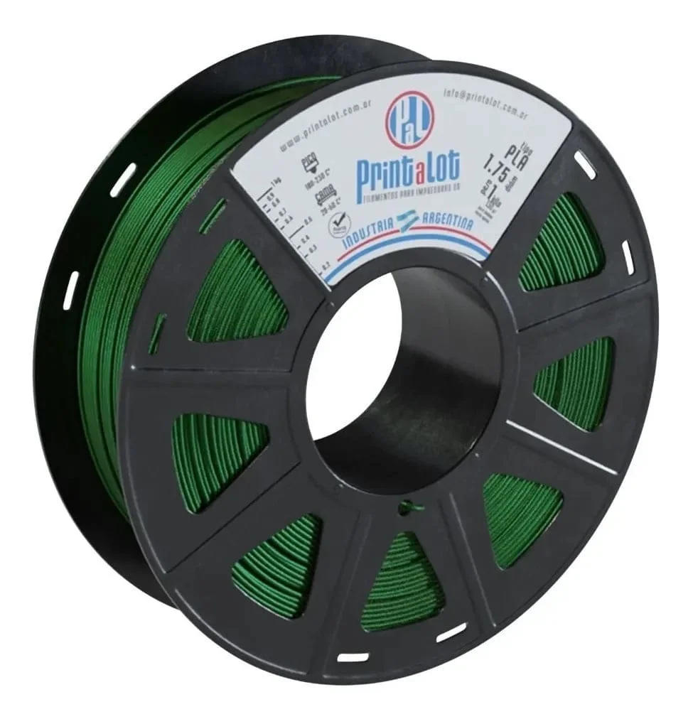 KRIPTONITA METALIZADO verde PLA PrintaLot x1KG Filamento 3D DIAMETRO 1,75mm