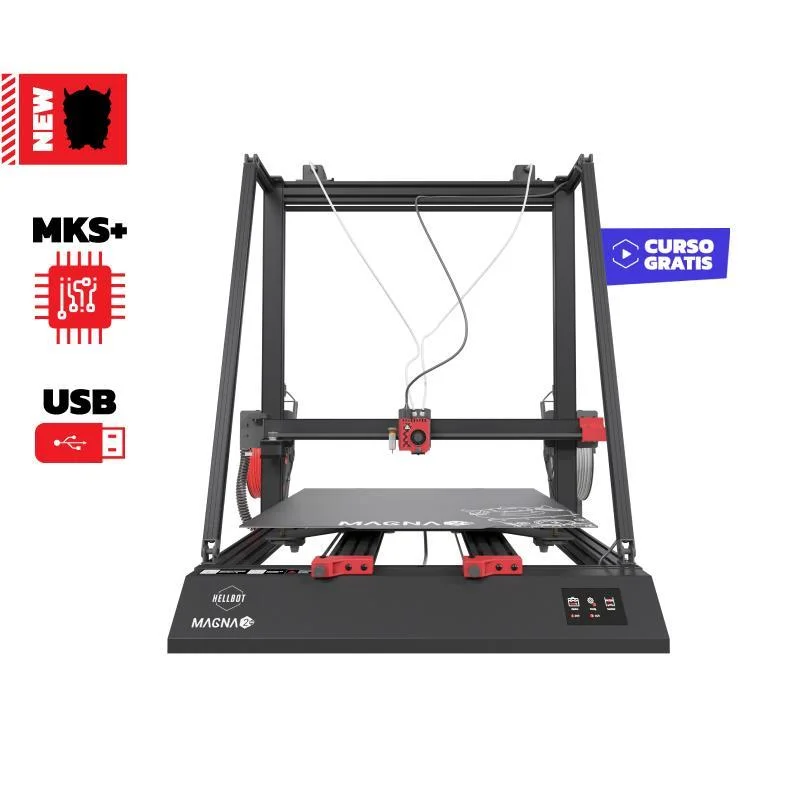 Magna 2 500 2023, 500x500x500 Impresora 3D FDM Hellbot Cód 2374