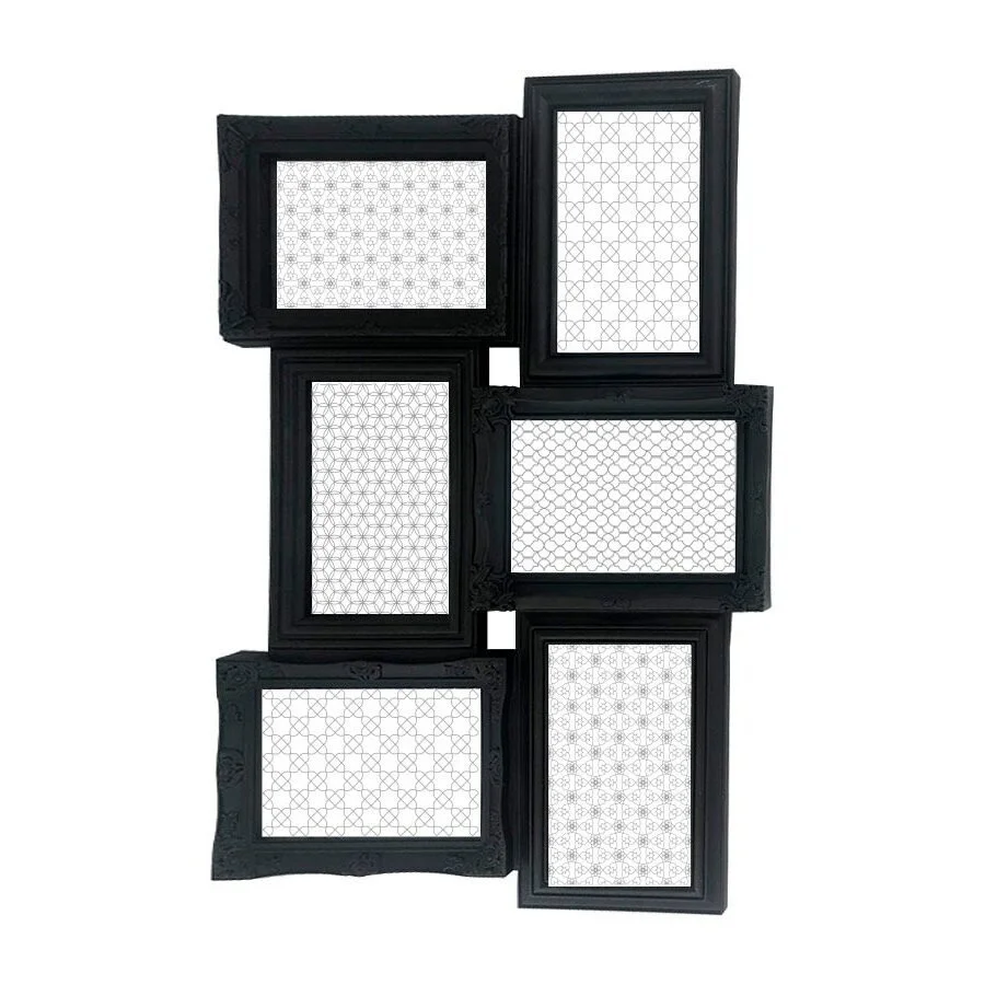 Marco para 6 fotos 50 cm × 34 cm VONNE DEC037