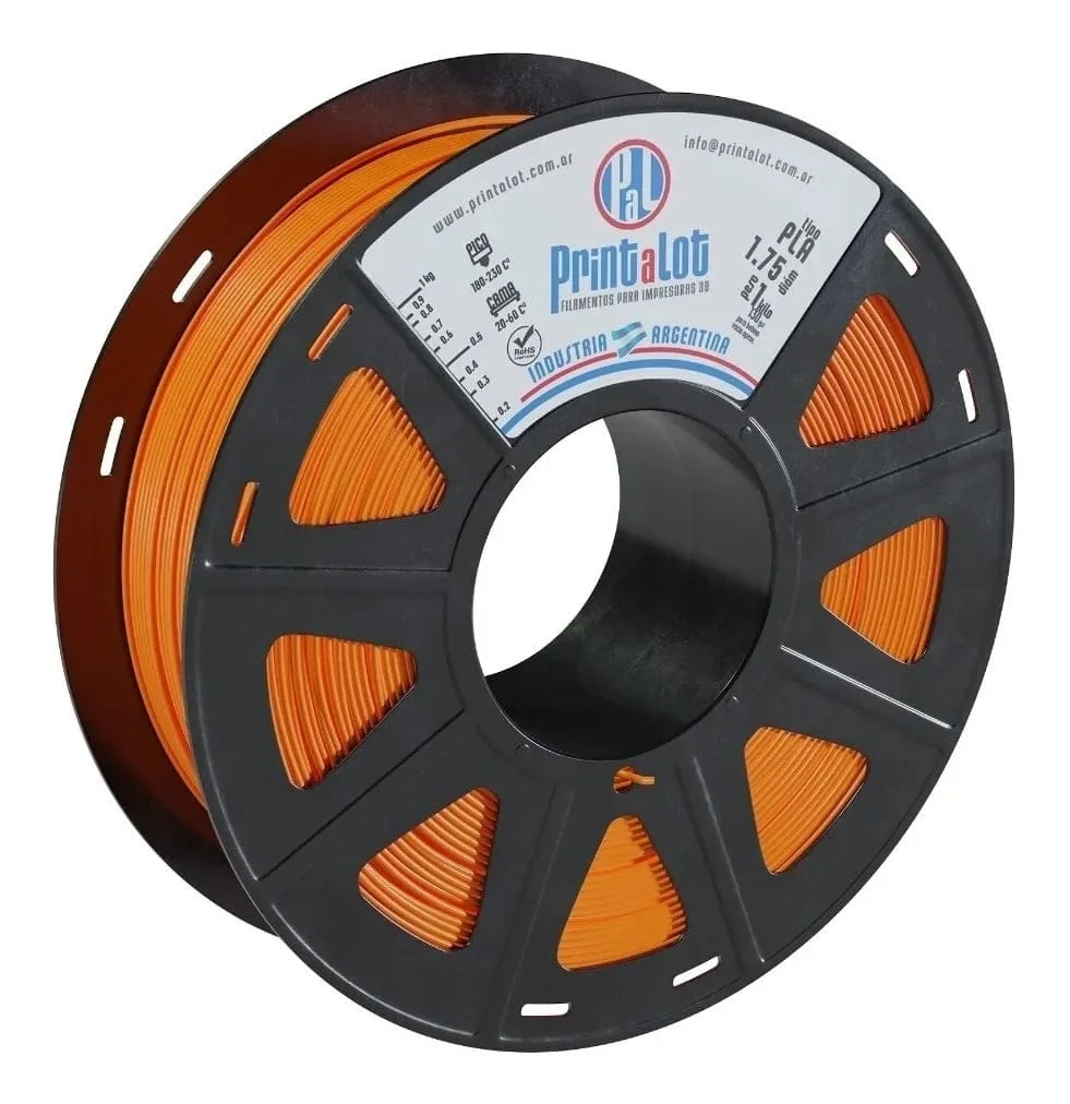 NARANJA PLA PrintaLot x1KG Filamento 3D DIAMETRO 1,75mm