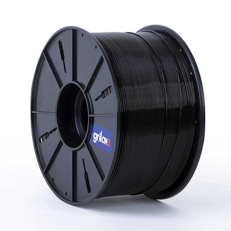 NEGRO 2.5kg PLA+ 850 GRILON FILAMENTO 3D 1.75MM MAXICARRETE PLAMAS GRILON