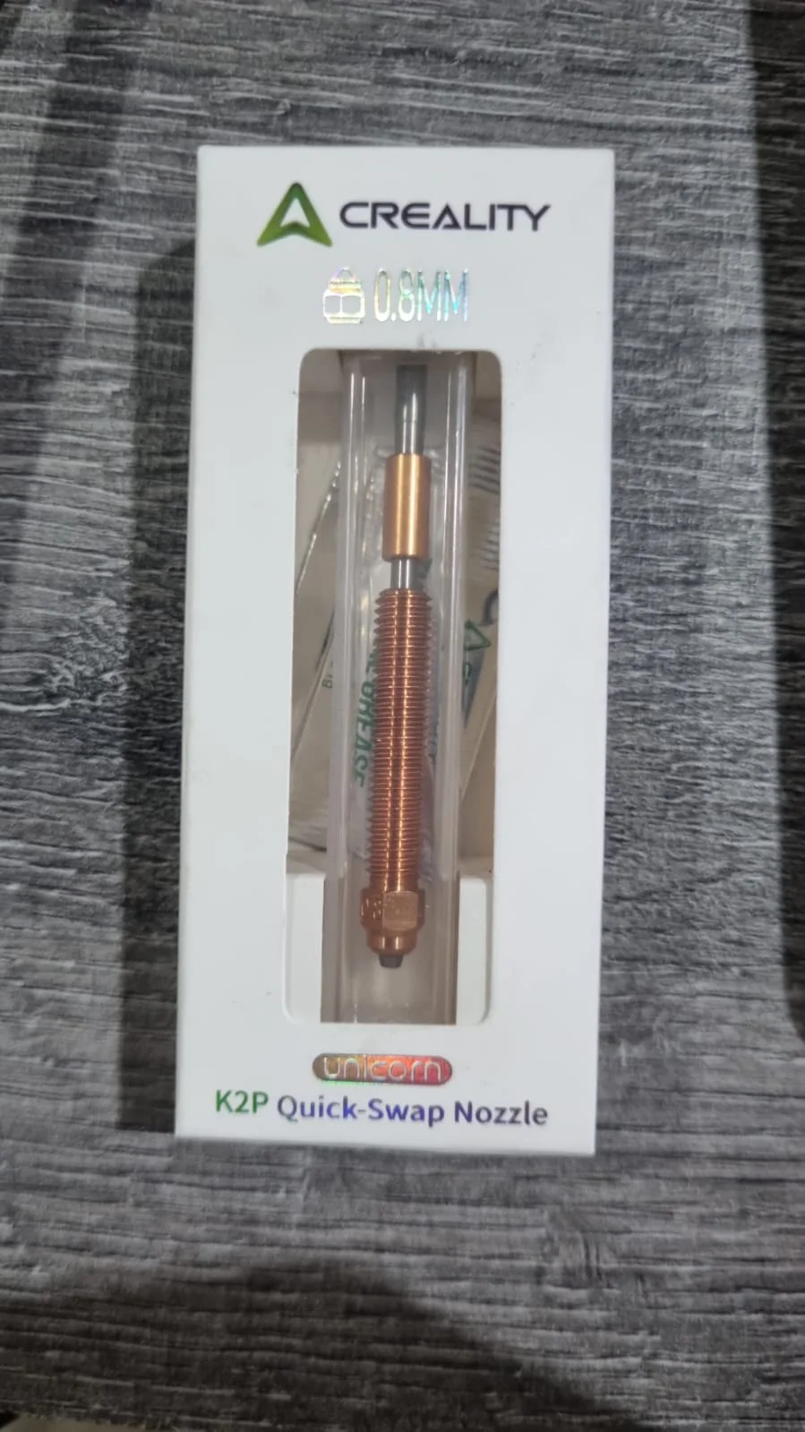 PICO 0.8 Creality K2/Creality HI - Nozzle Unicorn Creality Original 4008030091 C5