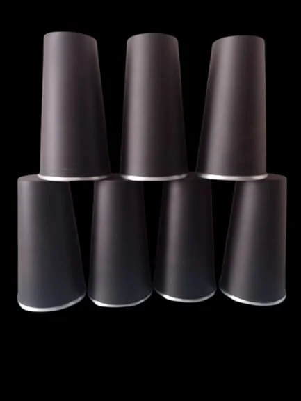 Negro mod1 1l VASO ALUMINIO LASERABLE FERNETERO LISO Cant1 18x10x7cm