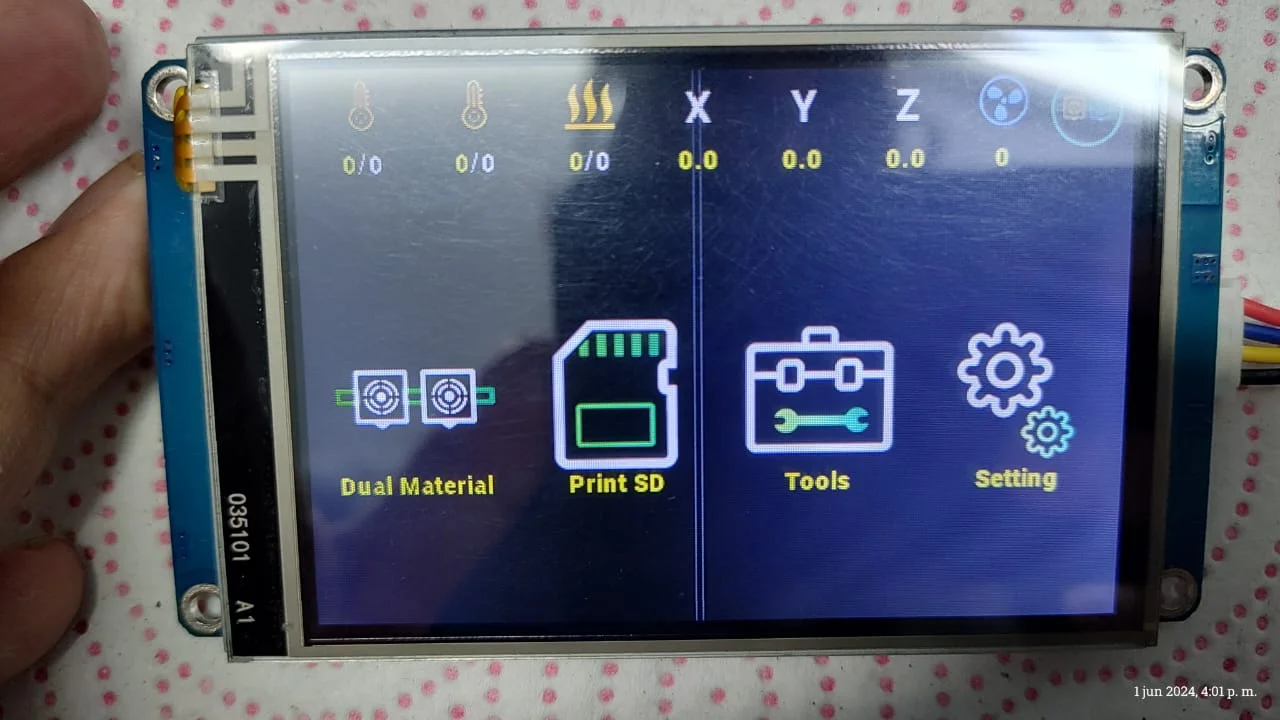 PANTALLA con linea TOUCH SCREEN HELLBOT HIDRA 1944