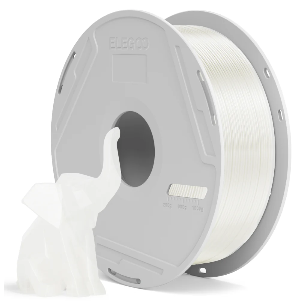 TRASLUCIDO PLA Elegoo Filamento Diámetro 1,75mm 1kg 50.203.0516