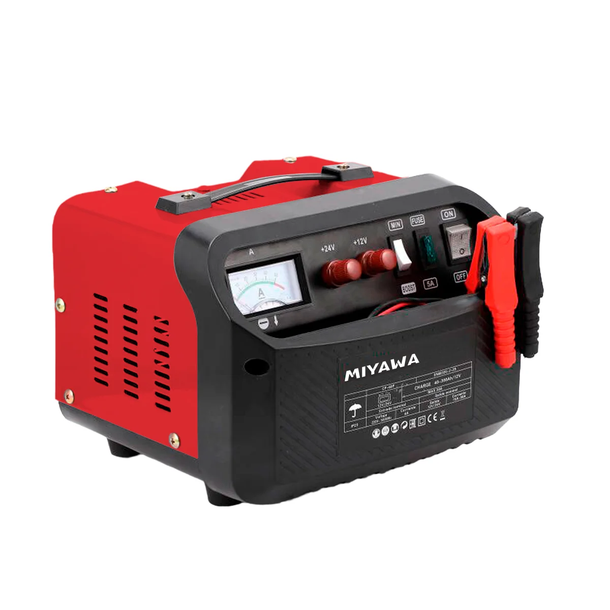 Cargador de baterías autostop 28 A - 450 W MIYAWA RCAI-028A