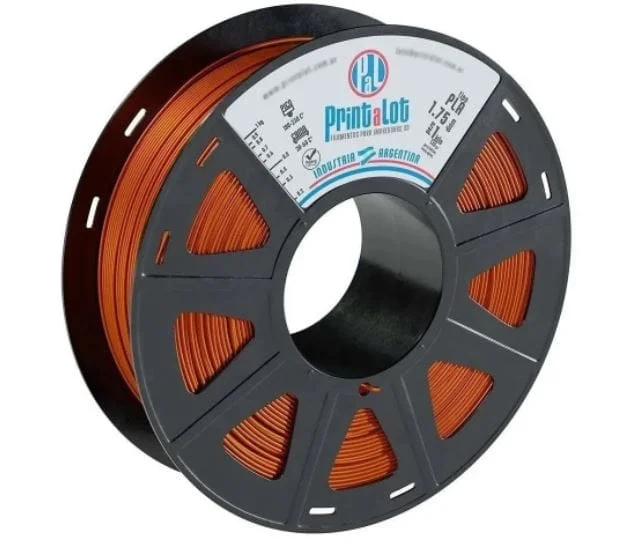 SAFRANO METALIZADO PLA 250 gr PrintaLot Filamento 3D DIAMETRO 1,75mm 250 gr