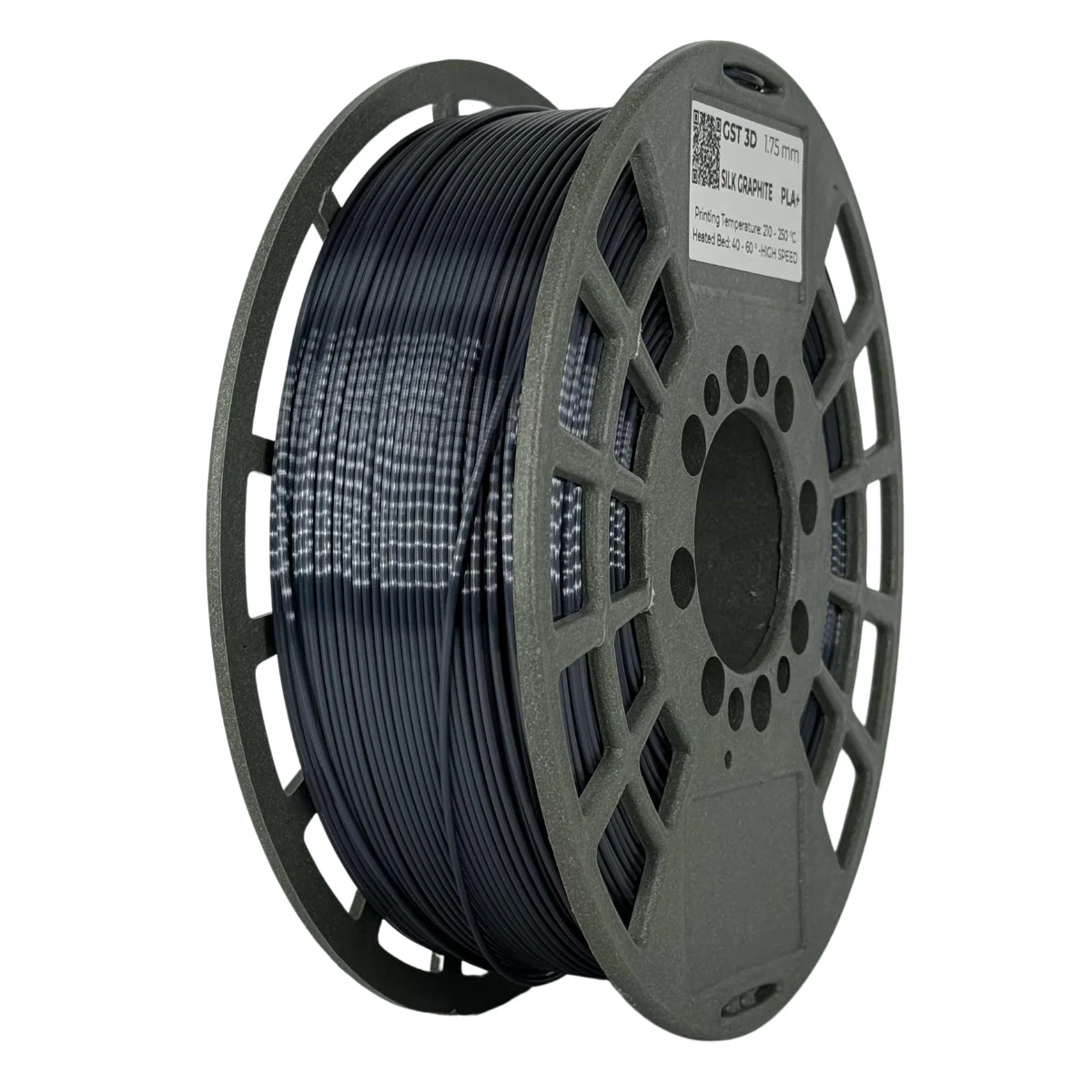 SILK GRAFITO GRAPHITE GST CON CAJA PLA Filamento 3D 1.75 1KG