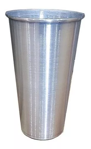 MOD1 1Litro VASO FERNETERO LISO SIN STL ALUMINIO