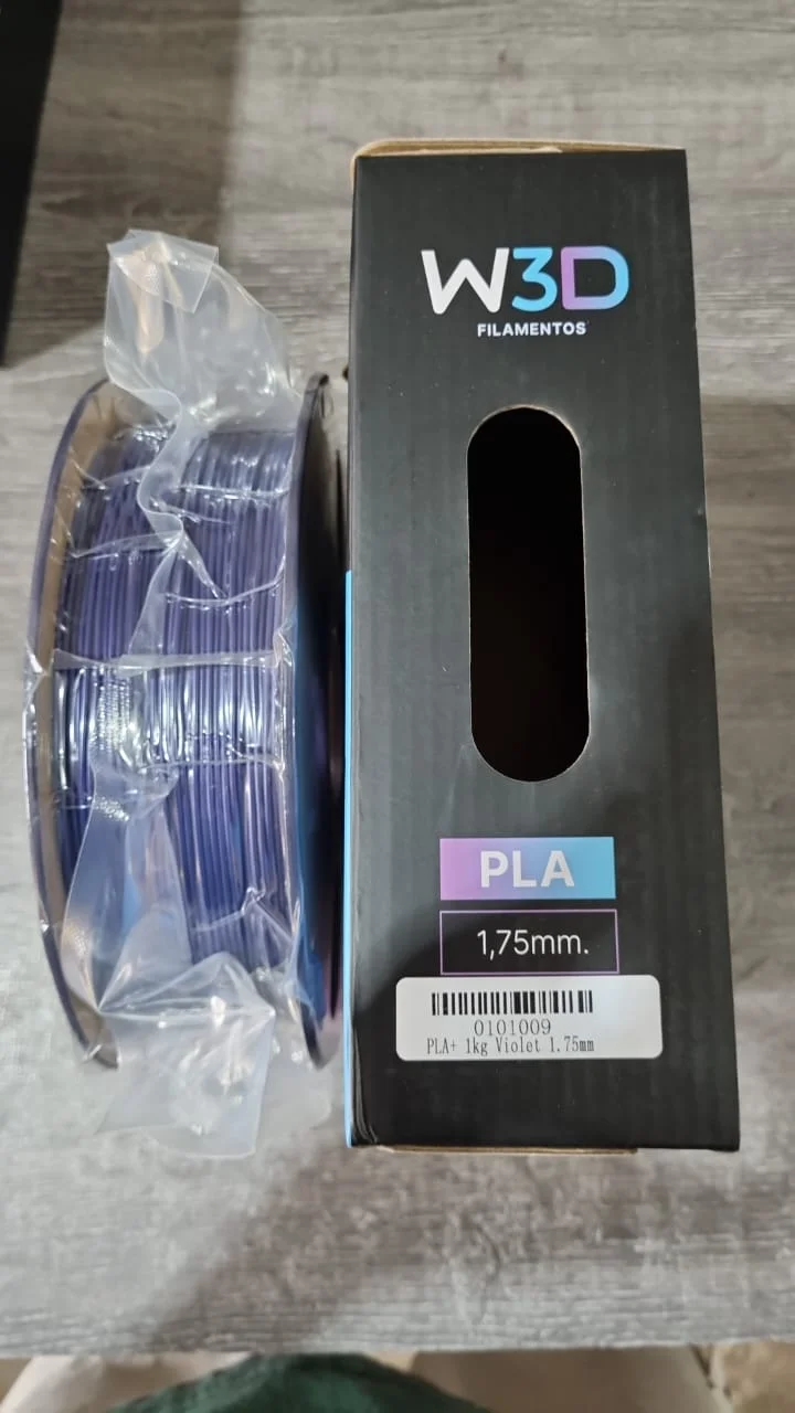 VIOLETA (Violet) PLA W3D FILAMENTO 3D 1.75MM 1KG 0101009