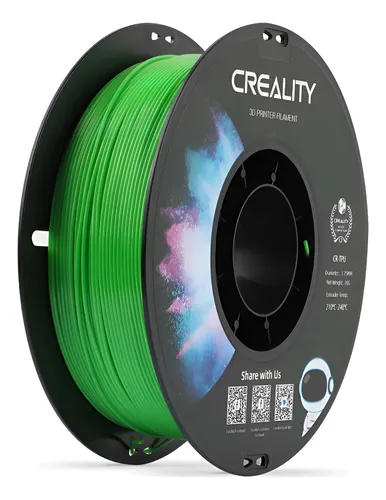 Verde Cr-TPU CREALITY Filamento Flexible 3D 1.75 1KG 3301040006