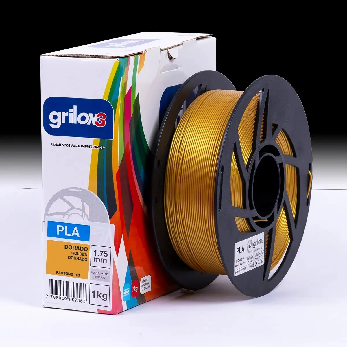 DORADO PLA GRILON FILAMENTO 3D 1.75MM 1KG