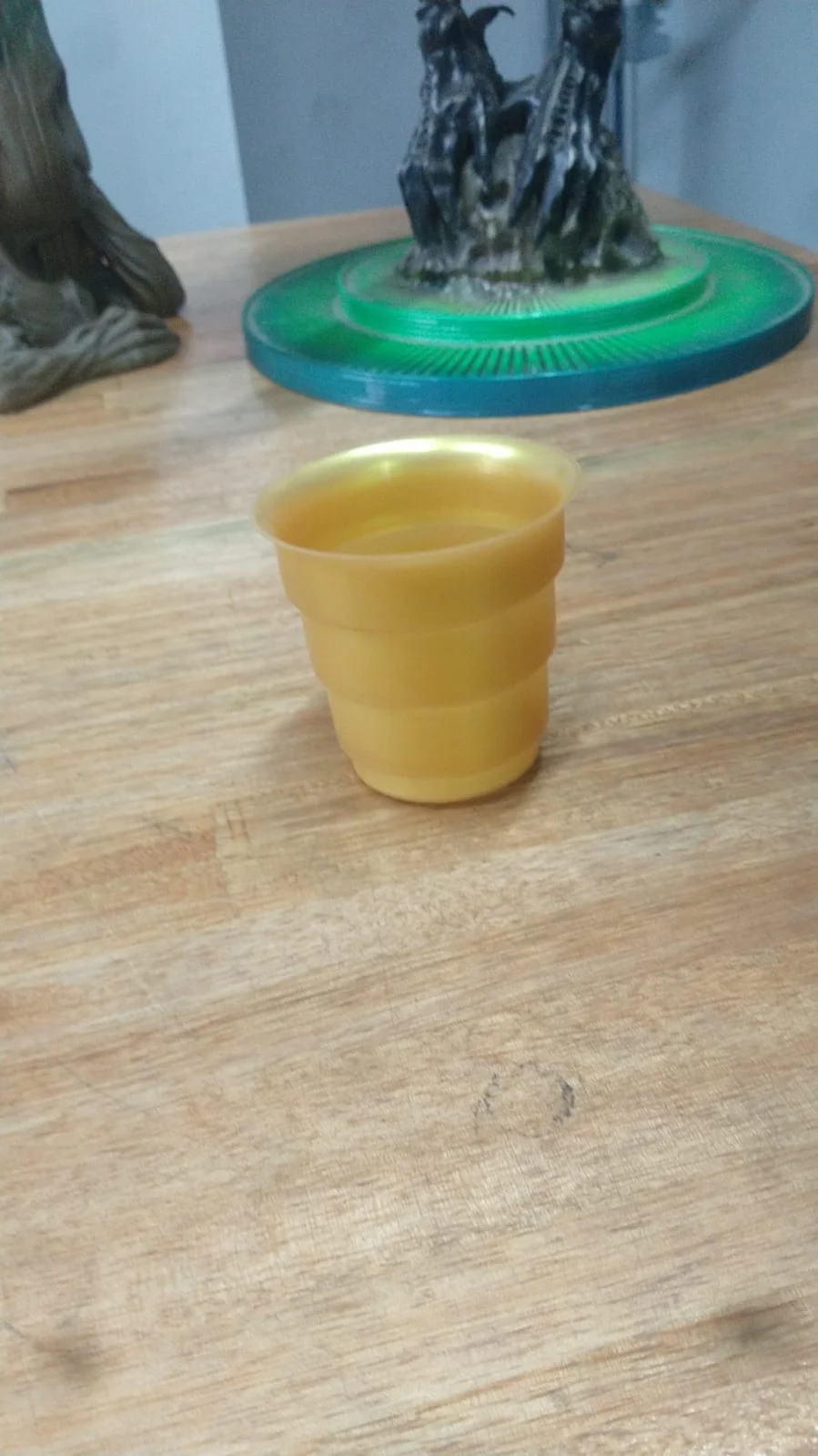 DORADO Escalonado Mate Interior Negro Polímero Impresión 3d Sin bombilla cant1 N3D