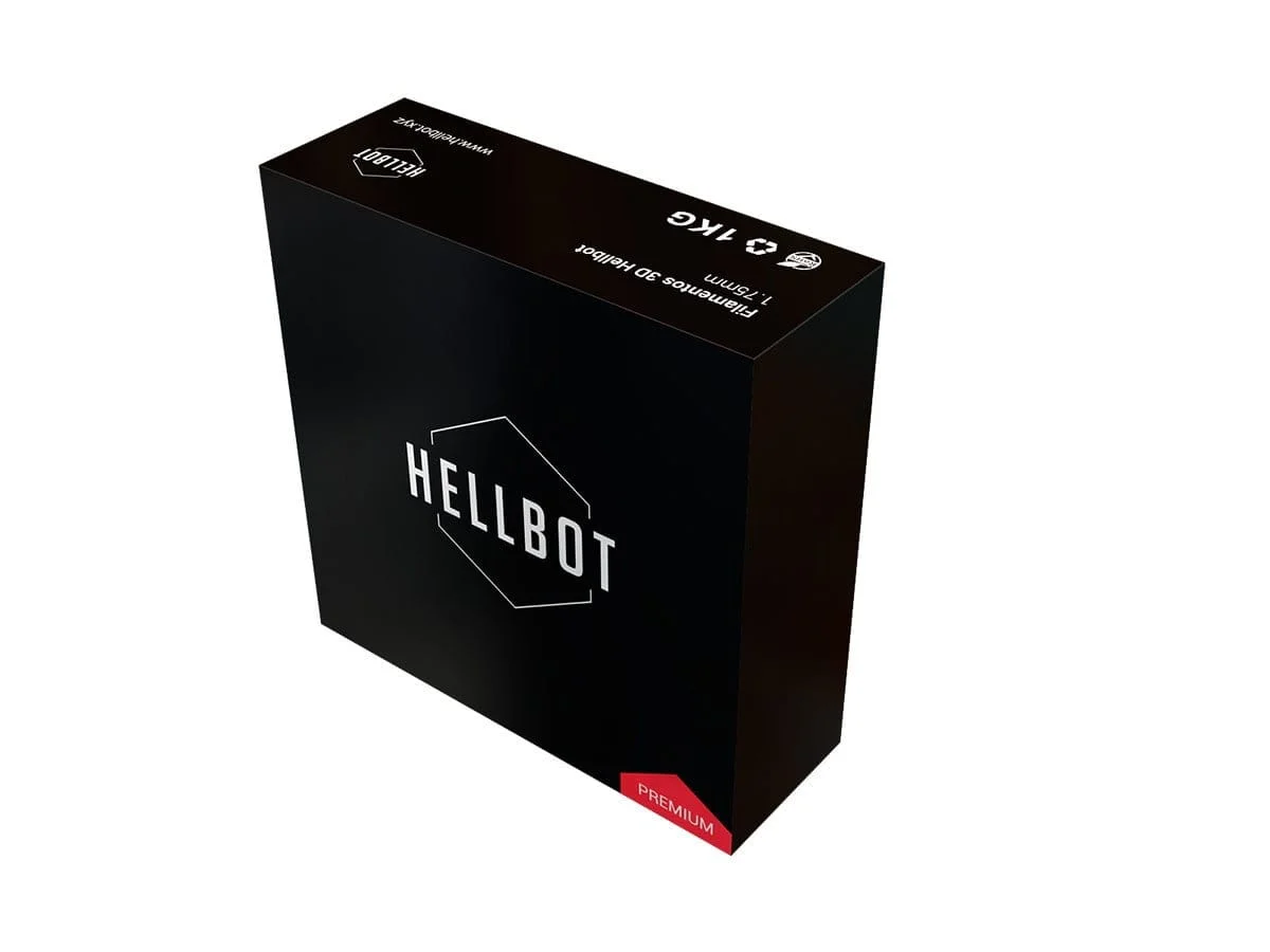 Amarillo CON CARRETEL PLA HELLBOT Filamento 3D 1,75mm x 1KG ECOFILA 3594