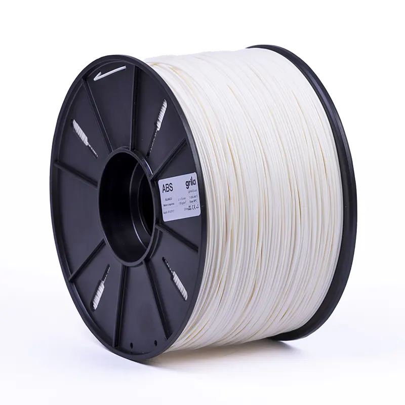 BLANCO 2.5kg ABS MAXICARRETE GRILON FILAMENTO 3D 1.75MM