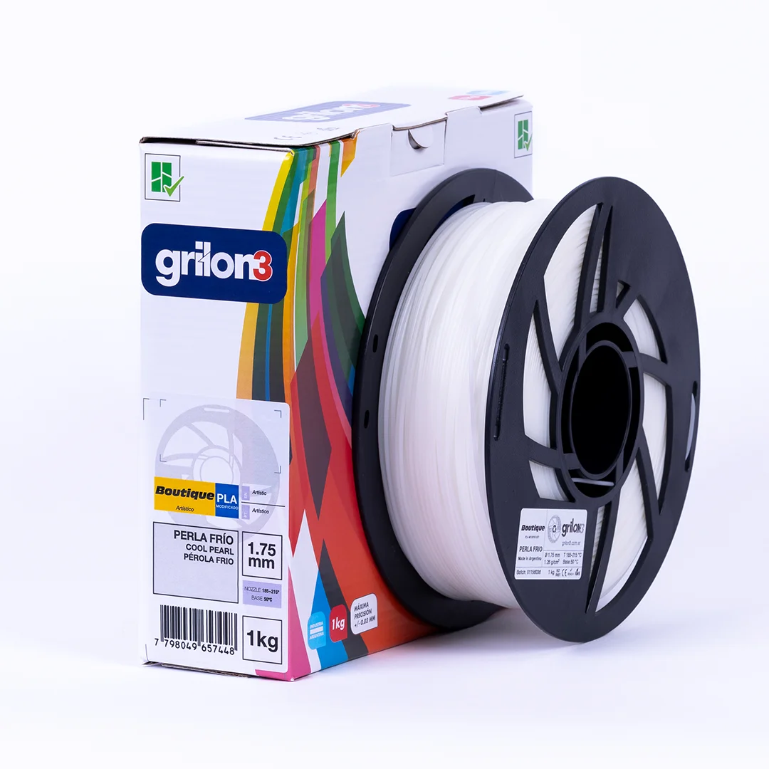 PERLA FRIO PLA BOUTIQUE GRILON FILAMENTO 3D 1.75MM 1KG