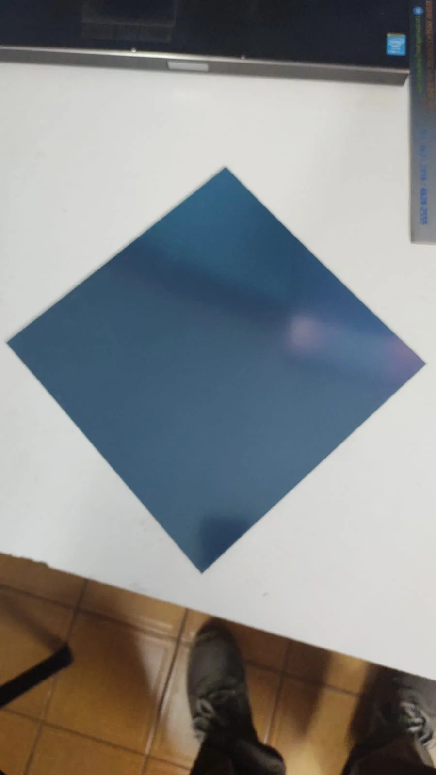 CHAPA INOX GENERICA 235X235MM 0.4 ESPESOR