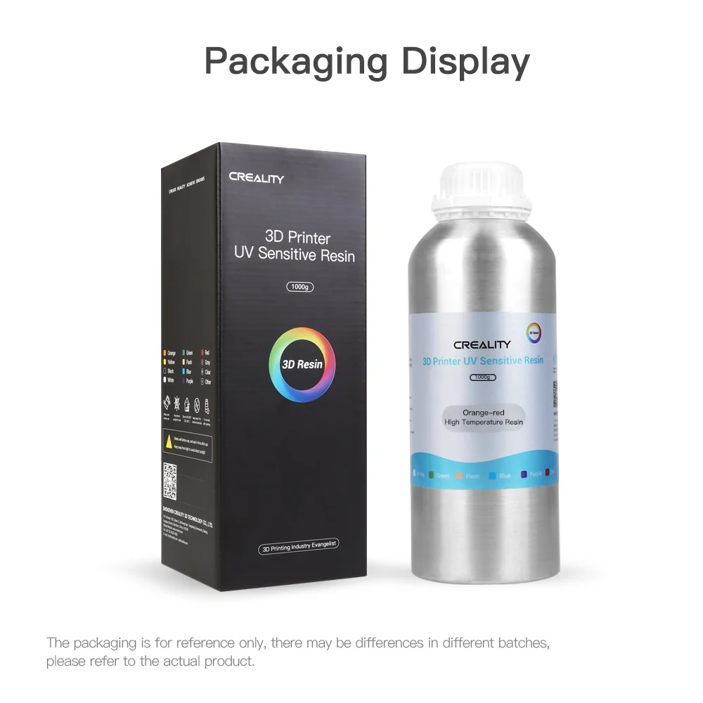 NARANJA ORANGE Resina LCD de alta temperatura Creality 500g / 0.5kg - 3302110001