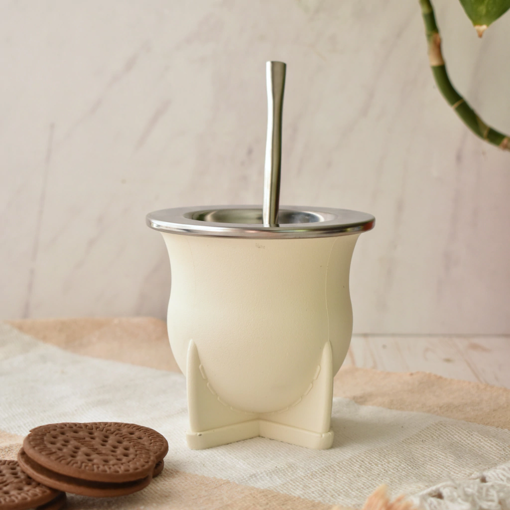 TIZA MATE LASERABLE con bombilla acero inoxidable