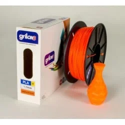 NARANJA UV GLOW PLA+ 850 GRILON FILAMENTO 3D 1.75MM 1KG PLAMAS GRILON M11INF175CJ