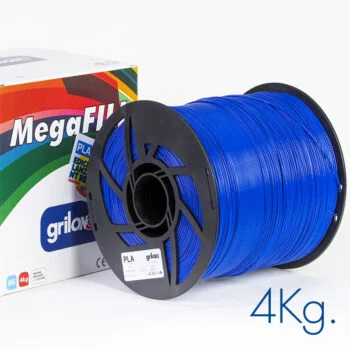 AZUL 4kg PLA MEGAFILL Grilon -No Rebobinable- M40IAZ175C4