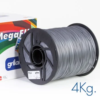 GRIS PLATA PLA MEGAFILL Grilon -No Rebobinable- M10IGR175C4