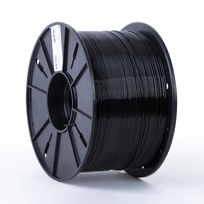NEGRO 2.5KG PETG MAXICARRETE GRILON FILAMENTO 3D 1.75MM NO ENVASADO EN CAJA M77ING175C2