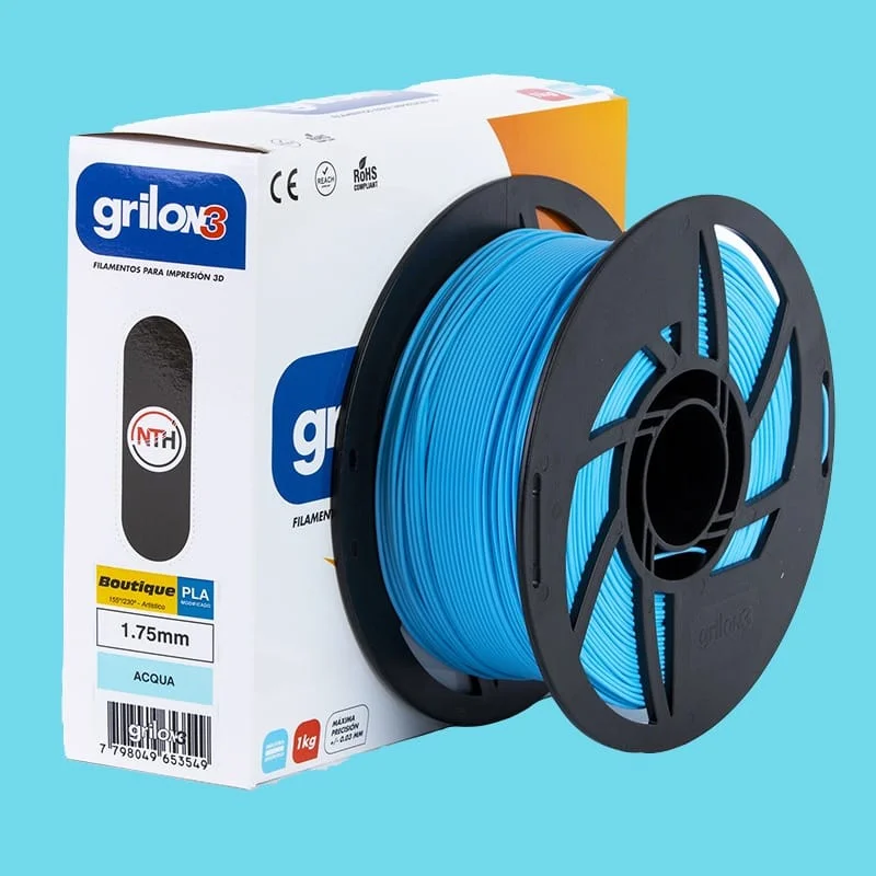 ACQUA PLA BOUTIQUE GRILON FILAMENTO 3D 1.75MM 1KG M17IAQ175CJ