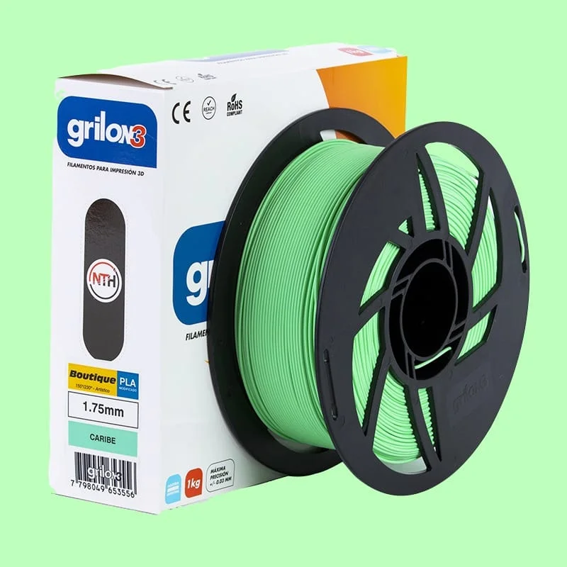 CARIBE PLA BOUTIQUE GRILON FILAMENTO 3D 1.75MM 1KG M17ICA175CJ