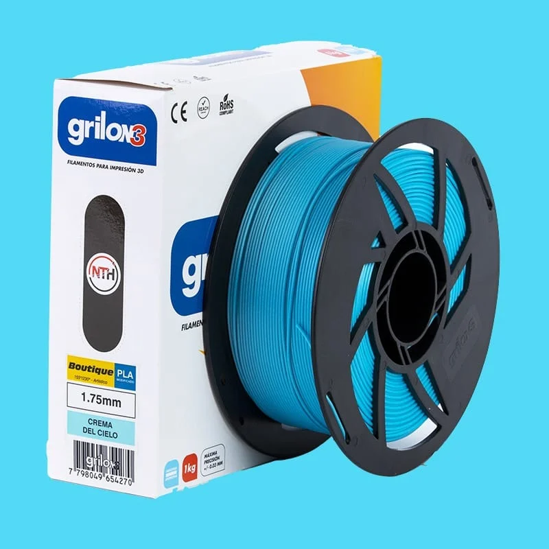 CREMA DEL CIELO PLA BOUTIQUE GRILON FILAMENTO 3D 1.75MM 1KG M17ICI175CJ