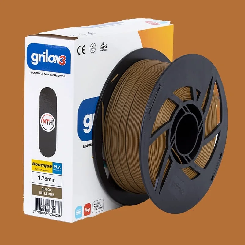 DULCE DE LECHE PLA BOUTIQUE GRILON FILAMENTO 3D 1.75MM 1KG