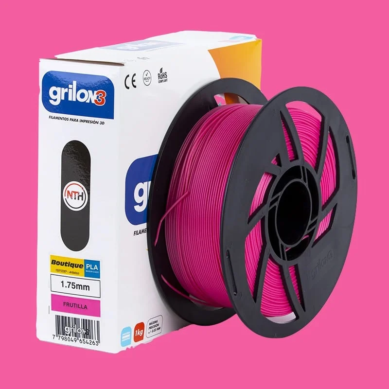 FRUTILLA PLA BOUTIQUE GRILON FILAMENTO 3D 1.75MM 1KG M17IFR175CJ