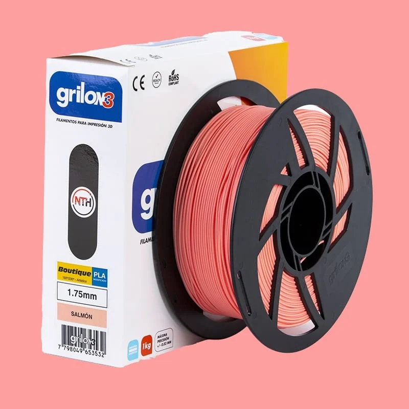 SALMON PLA BOUTIQUE GRILON FILAMENTO 3D 1.75MM 1KG M17ISA175CJ
