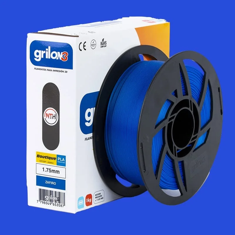 ZAFIRO PLA BOUTIQUE GRILON FILAMENTO 3D 1.75MM 1KG