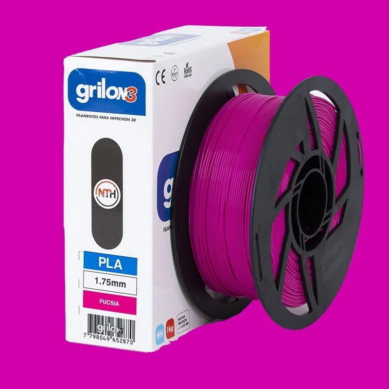 FUCSIA PLA GRILON FILAMENTO 3D 1.75MM 1KG
