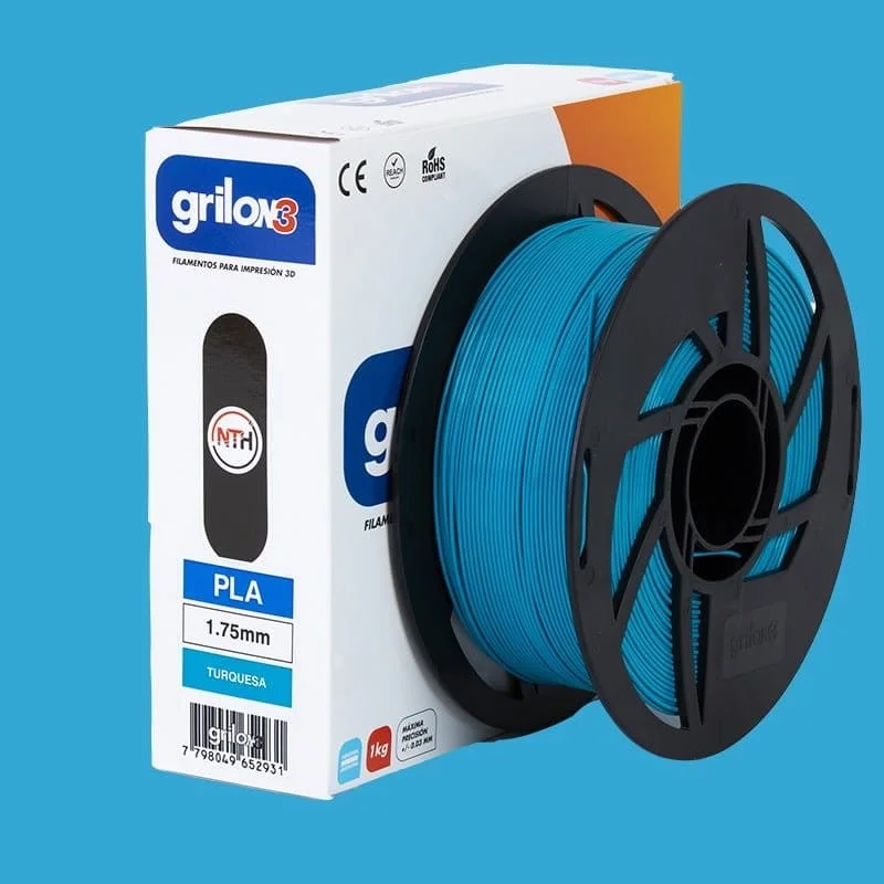 TURQUESA PLA GRILON FILAMENTO 3D 1.75MM 1KG M10ITU175CJ