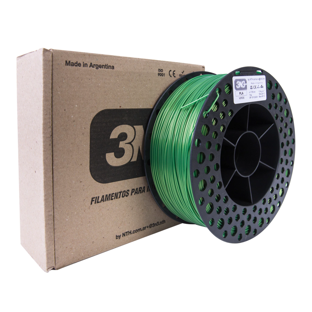 FLEXIBLE PLAFLEX 3N3 VERDE FILAMENTO 3D 1.75MM 1KG