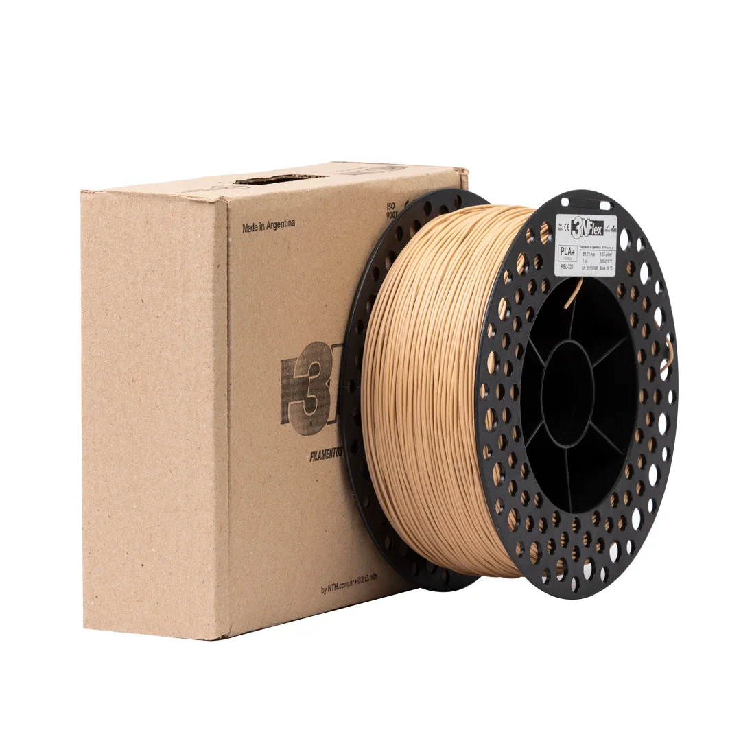FLEXIBLE PLAFLEX 3N3 PIEL 720 FILAMENTO 3D 1.75MM 1KG  M82IP1175CJ