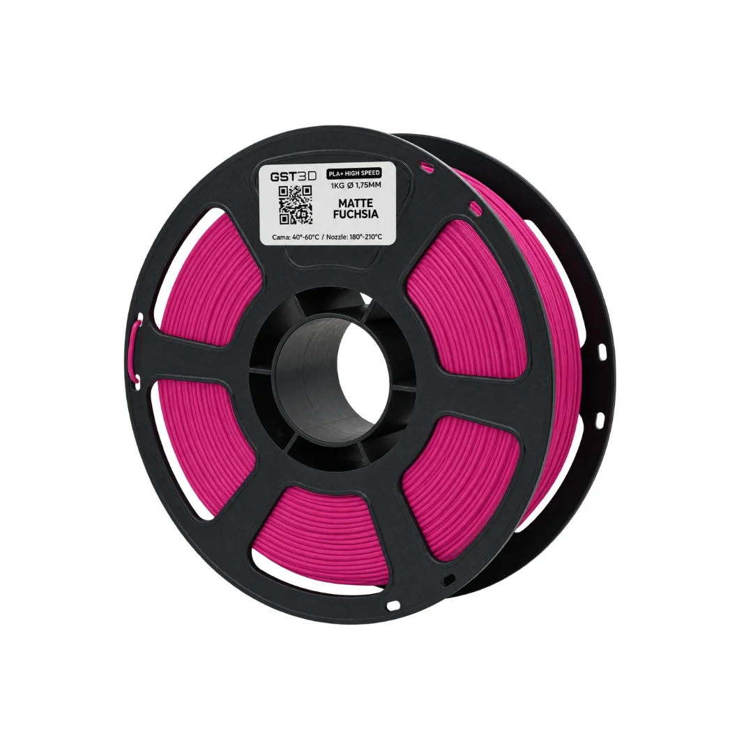 Matte FUCSIA Fuchsia Filamento PLA+ Matte GST3D Black Edition