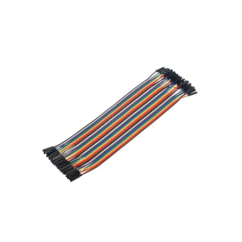 40 Cables Dupont por 20 cm macho hembra COD 1419