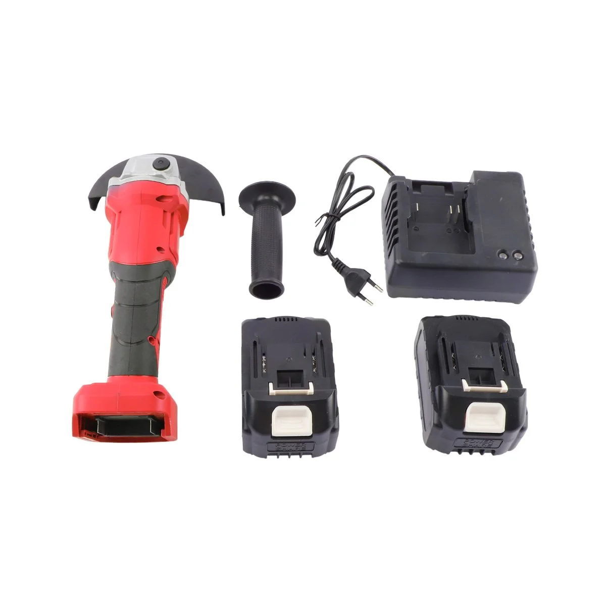 Amoladora angular 4 1/2" con cargador y baterías MIYAWA DABI-0020V