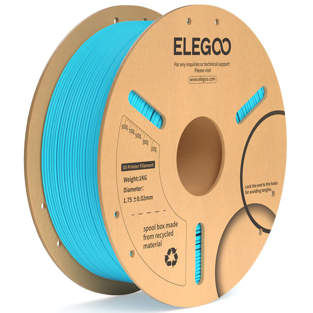 AZUL CIELO PLA MAS Elegoo Filamento Diámetro 1,75mm 1kg 50.203.0161