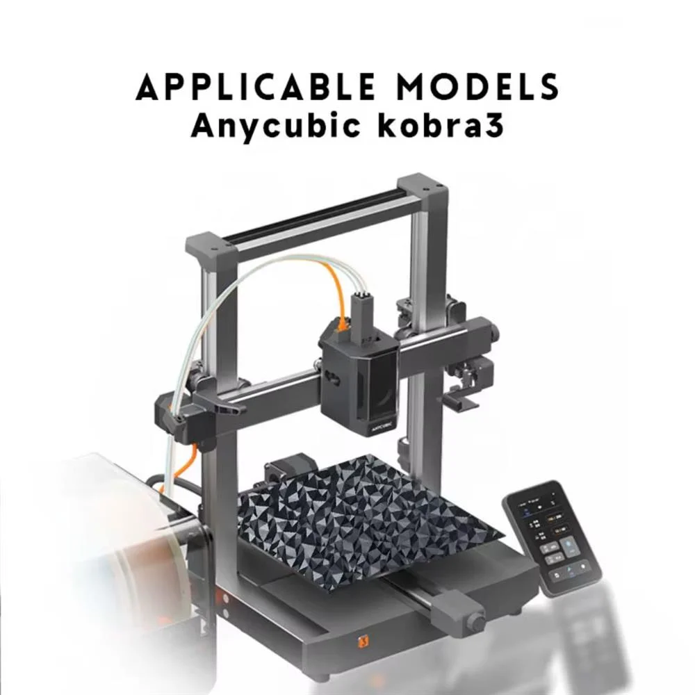 CAMA OLOGRAMA 256x268mm Anycubic Kobra 3 Mesa Flexible PEO PET   33219 C25