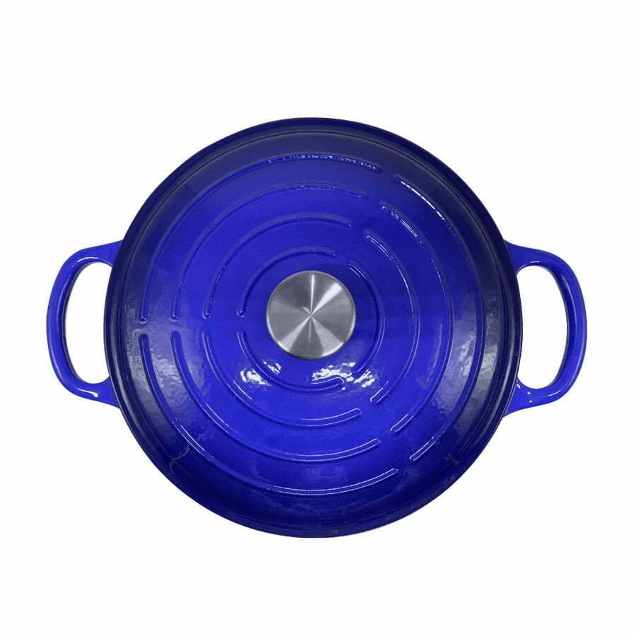 Olla de hierro esmaltado rojo 26 cm VONNE azul degradado CCN056