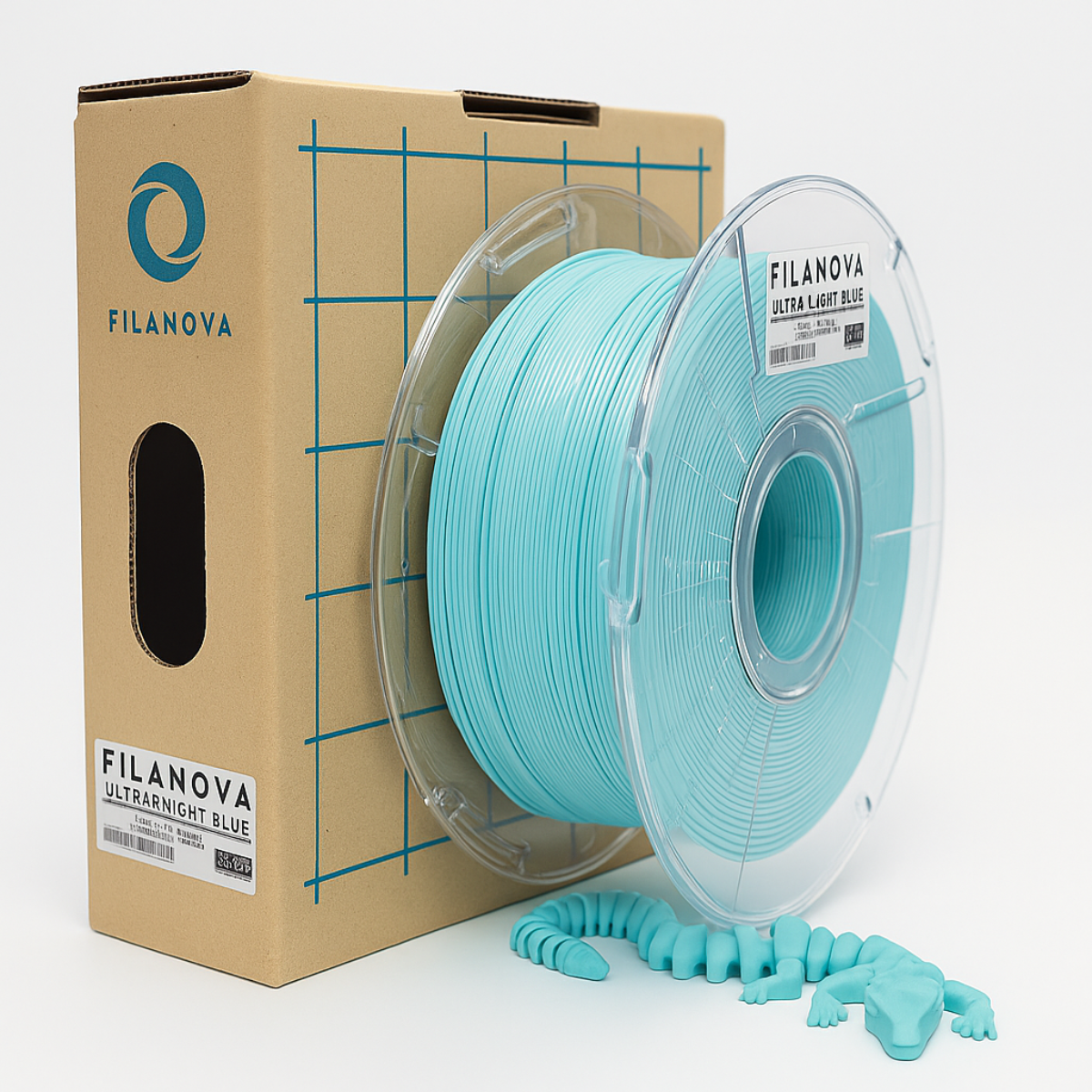 CELESTE Ultralight Blue Filamento PLA  Filanova x 1Kg